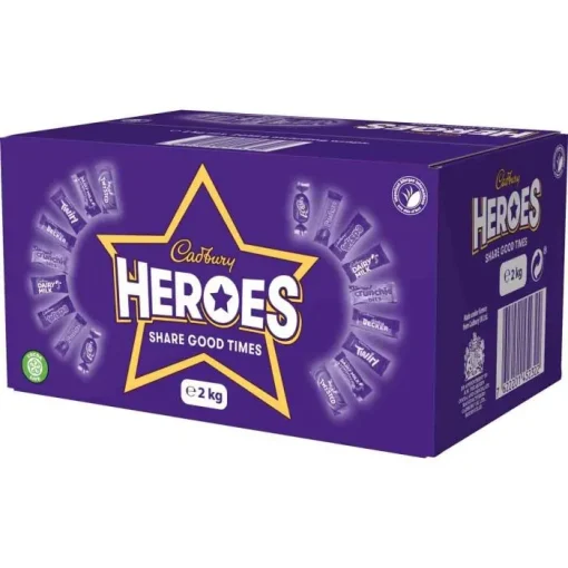 Cadbury Heroes Chocolates Bulk Box 2KG - Image 5