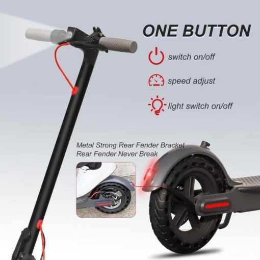 AOVOPRO ES80 Electric Scooter – 350W, 19 MPH, Folding - Image 3