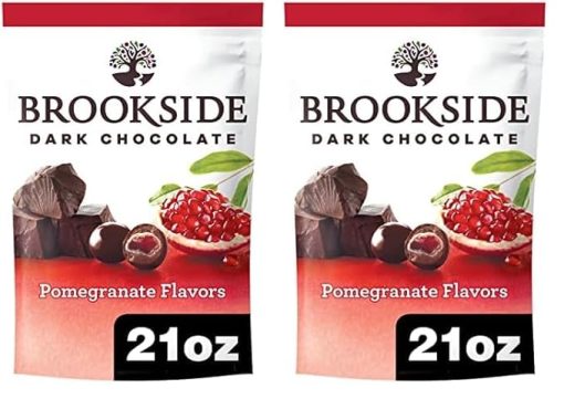 BROOKSIDE Dark Chocolate and Pomegranate Flavored Snacking Chocolate Bag - Image 4